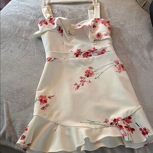 Black Halo Floral Mini Dress